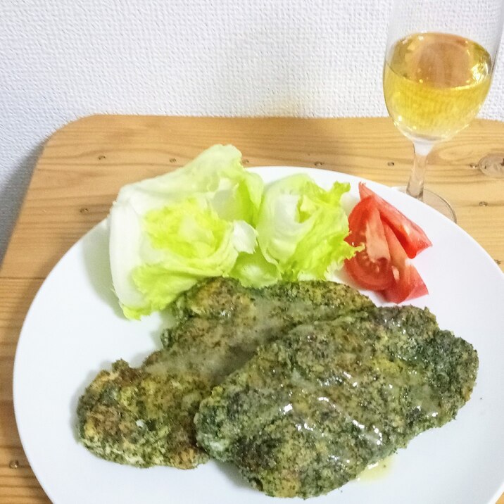 【白ワインに合う】チキンピカタ レモンバターソース